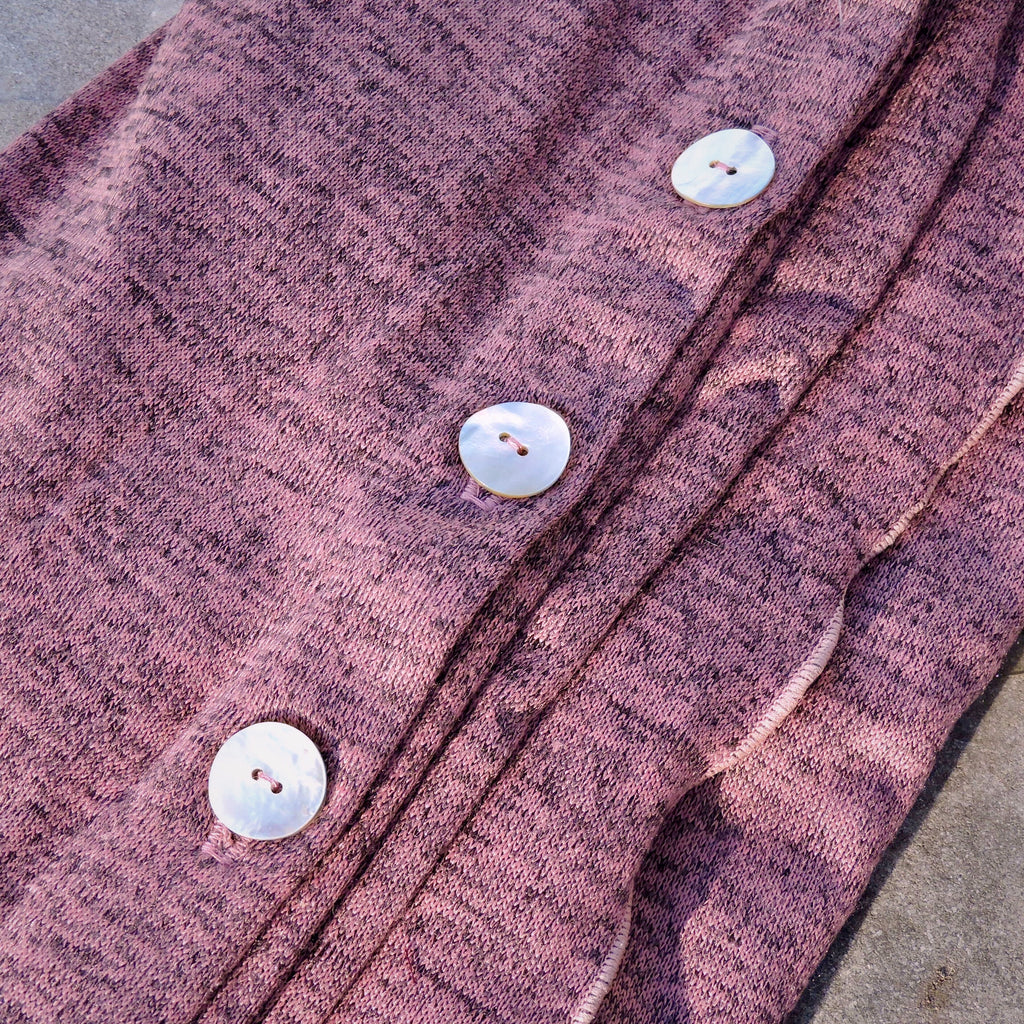 Knit Button Shawl