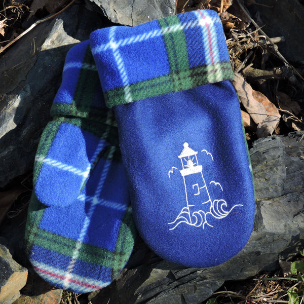 Embroidered Fleece Mittens~Newfoundland
