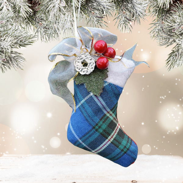 Christmas Stocking Ornament Service Tartans