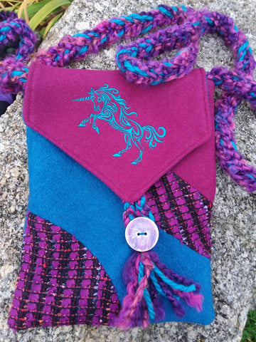 Celtic Button Patch Purse