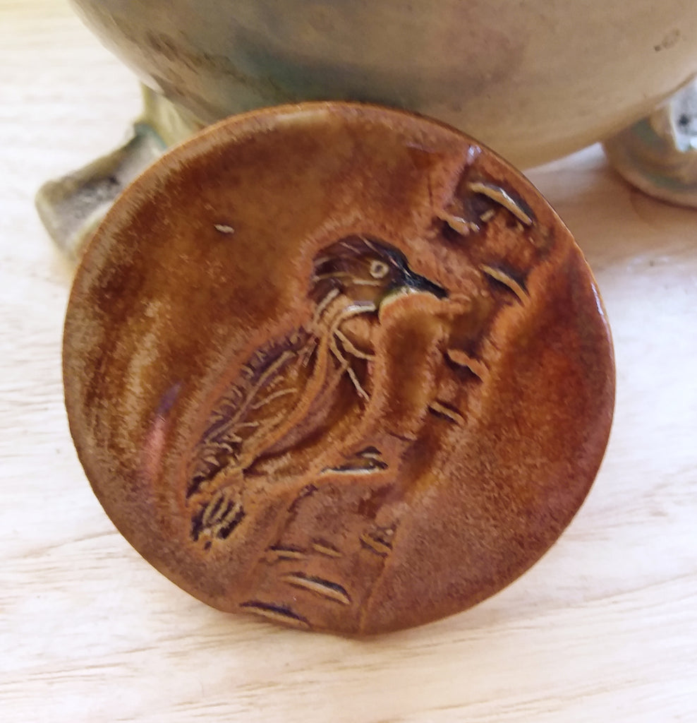 Woodpecker Brooch