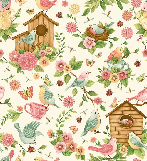 Butcher Apron~Twill with Cotton Print